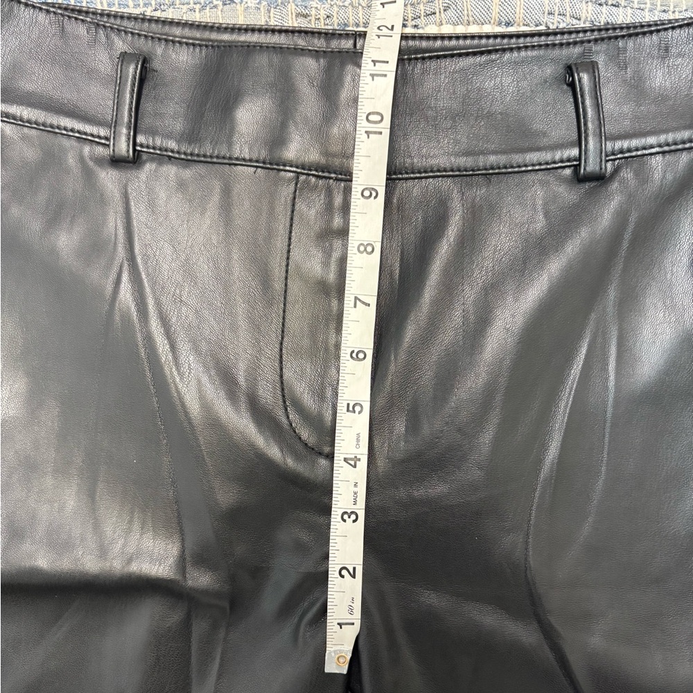 * | LOFT | faux leather pants. Size 12. - Picture 4 of 6